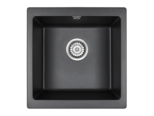 Кухонная мойка Paulmark GERA 50 PM104546-BL 45х45 цвет черный - фото 2